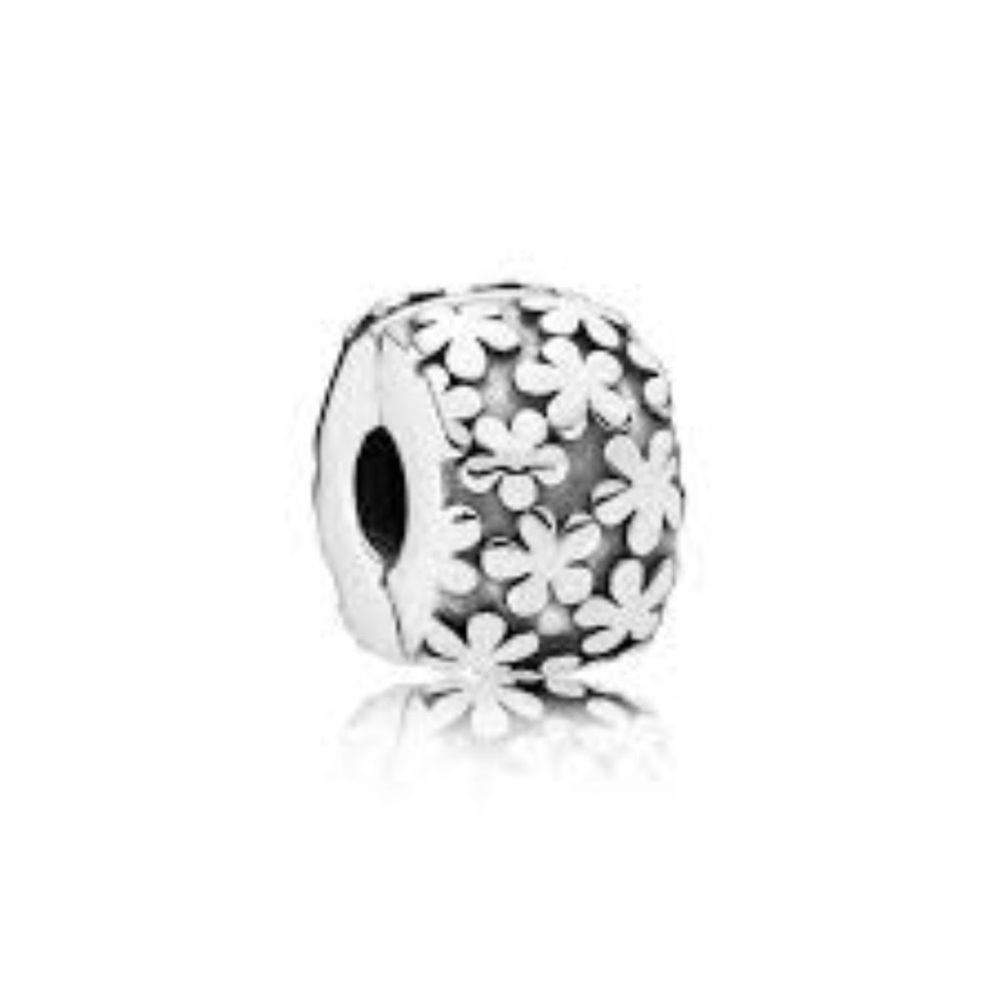Pandora Silver Floral Charm